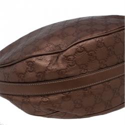 مملوكة مسبقًا حقيبة غوتشي متوسطة توينز GG جلد غوتشيسيما برونزي