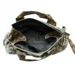 مملوكة مسبقًا Gucci Beige/Ebony GG Crystal Coated Canvas Small Hysteria Satchel