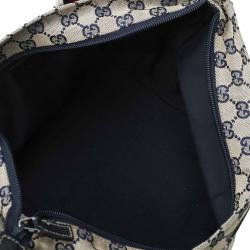 مملوكة مسبقًا Gucci Beige/Blue GG Canvas Small Vintage Web Tote