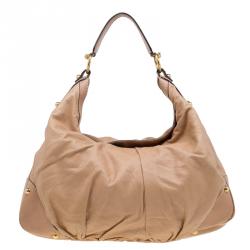 مملوكة مسبقًا حقيبة غوتشي جوكي جلد بني كبيرة