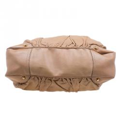 مملوكة مسبقًا حقيبة غوتشي جوكي جلد بني كبيرة