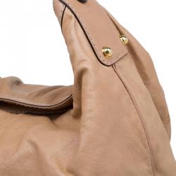 مملوكة مسبقًا حقيبة غوتشي جوكي جلد بني كبيرة