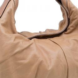 مملوكة مسبقًا حقيبة غوتشي جوكي جلد بني كبيرة