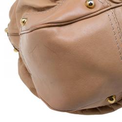 مملوكة مسبقًا حقيبة غوتشي جوكي جلد بني كبيرة