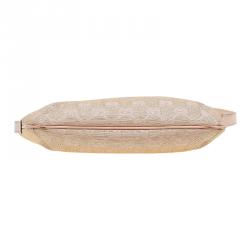 مملوكة مسبقًا حقيبة يد صغيرة غوتشي كانفاس GG وردي ميتاليك