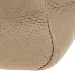 مملوكة مسبقًا حقيبة كتف غوتشي سوهو جلد بيج متوسطة بسلسلة