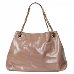 Pre Owned Gucci Pink Leather Medium Soho Shoulder Bag