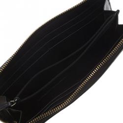 Gucci Green Guccissima Canvas Zip Around Wallet