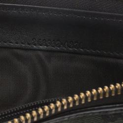Gucci Green Guccissima Canvas Zip Around Wallet