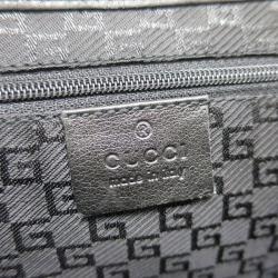 Pre Owned Gucci  Black Suede/Leather Shoulder Bag