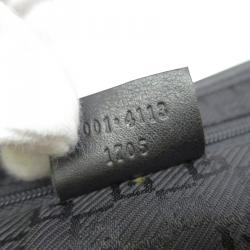 Pre Owned Gucci  Black Suede/Leather Shoulder Bag