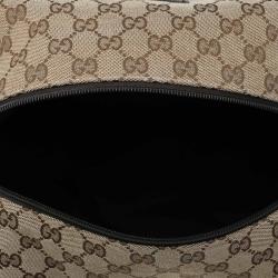 Pre Owned حقيبة غوتشي كاري اون ويب دوفل كانفاس GG بيج