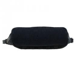 Pre Owned Gucci Black GG Canvas Banana Boat Pouch