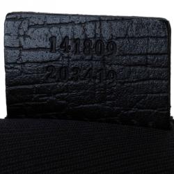 Pre Owned Gucci Black GG Canvas Banana Boat Pouch