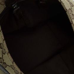 Pre Owned Gucci Beige GG Canvas Small Vintage Web Messenger Bag