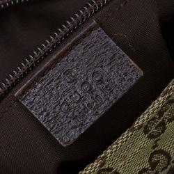 Pre Owned Gucci Beige GG Canvas Small Vintage Web Messenger Bag