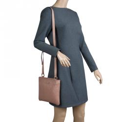 Pre Owned Gucci Beige Guccissima Leather Messenger Bag