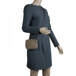 Pre Owned Gucci Beige GG Canvas Mini Messenger Bag
