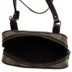 Pre Owned Gucci Beige GG Canvas Mini Messenger Bag
