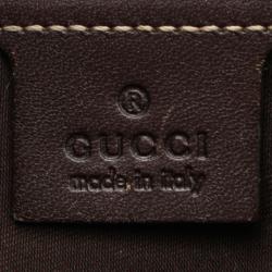 Pre Owned Gucci GG Plus Canvas Web Messenger Bag 