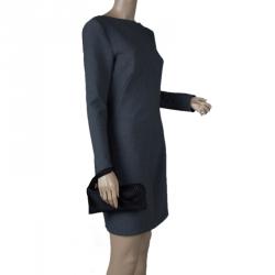 مملوكة مسبقًا حقيبة كلاتش غوتشي حمالة معصم بليسي حرير سوداء