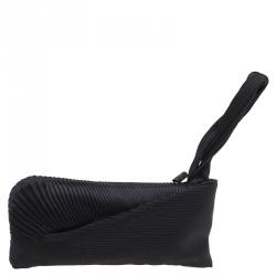 مملوكة مسبقًا حقيبة كلاتش غوتشي حمالة معصم بليسي حرير سوداء