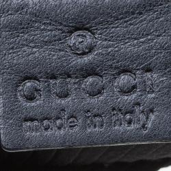 مملوكة مسبقًا حقيبة كلاتش غوتشي حمالة معصم بليسي حرير سوداء