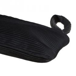 مملوكة مسبقًا حقيبة كلاتش غوتشي حمالة معصم بليسي حرير سوداء