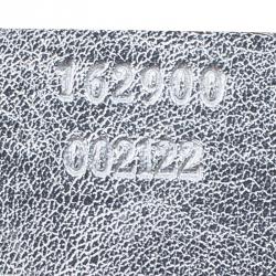 مملوكة مسبقًا Gucci Silver Guccissima Leather Medium Horsebit Pelham Shoulder Bag