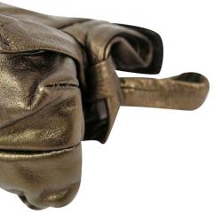 مملوكة مسبقًا حقيبة كلاتش غوتشي هيستريا جلد كاكي ميتالك