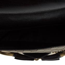 Pre Owned حقيبة كتف غوتشي هورسبيت كانفاس GG بيج