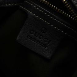 Pre Owned Gucci Beige Monogram Canvas Large Indy Top Handle Bag