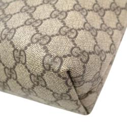 Pre Owned حقيبة غوتشي كانفاس GG بني