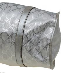 مملوكة مسبقًا حقيبة غوتشي جاكي أو كانفاس GG أمبرايم فضية