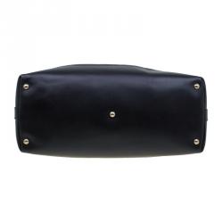 Pre Owned Gucci Black Guccissima Leather Cheer Hobo