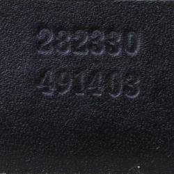 Pre Owned Gucci Black Guccissima Leather Cheer Hobo