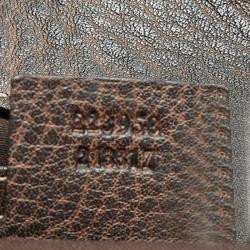 Pre Owned Gucci Dark Brown Guccissima Leather Large New Pelham Tote