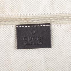 مملوكة مسبقًا Gucci Beige/Ebony GG Canvas Large Sukey Tote