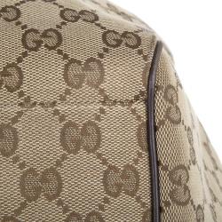 مملوكة مسبقًا Gucci Beige/Ebony GG Canvas Large Sukey Tote