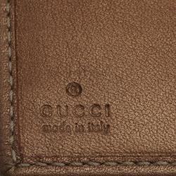 Gucci Beige GG Canvas Heart Ring Agenda