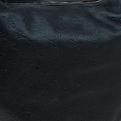 Pre Owned حقيبة غوتشي هورسبيت بيلهام جلد غوتشيسيما سوداء