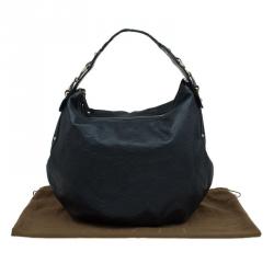 Pre Owned حقيبة غوتشي هورسبيت بيلهام جلد غوتشيسيما سوداء