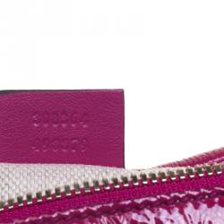 Pre Owned حقيبة كتف غوتشي سوهو ديسكو صغيرة جلد لامع أرجوانية