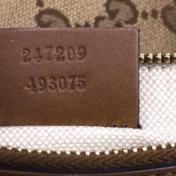 Pre Owned Gucci Beige/Brown GG Canvas Medium Craft Tote
