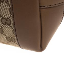 Pre Owned Gucci Beige/Brown GG Canvas Medium Craft Tote