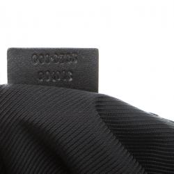 Pre Owned حقيبة غوتشي جاكي صغيرة جلد وكانفاس GG سوداء