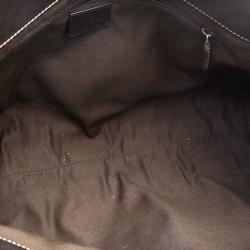 Pre Owned حقيبة يد غوتشي حلقة D كانفاس GG بيج