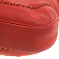 Pre Owned Gucci Candy Red Leather New Jackie Shoulder Bag