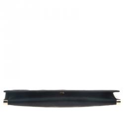 Pre Owned  Gucci Black Satin Evening Clutch