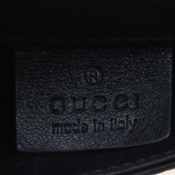 Pre Owned  Gucci Black Satin Evening Clutch